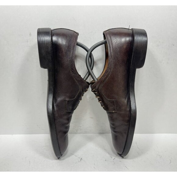 Salvatore Ferragamo Studio Dress Shoe Derby Brown Leather Rubber Men’s Size 8 D‎ main image 9